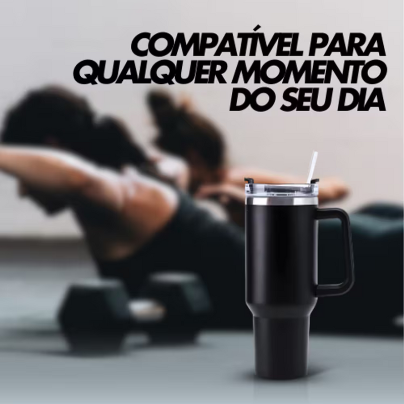 Copo Quencher 1,200ML(Normal) -Preto